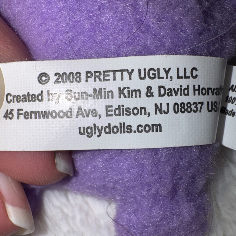 Uglydoll Trunko Clip on Plush Doll Toy Keychain Backpack Hanger 4.7" RETIRED - Picture 3 of 9